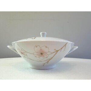 Rosenthal Continental Blush Covered Serving Bowl, Designed by Raymond Loewy